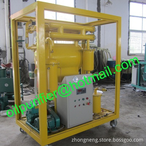 ZY Single-stage Insulating Oil Fluids Purifier, Small Transformer Oil Filtration Plant